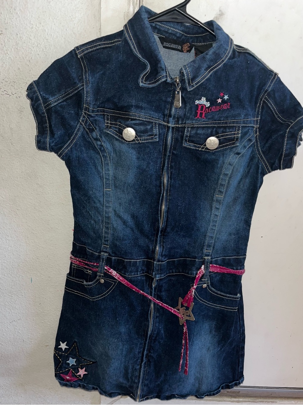 Vintage Rocawear Jean Dress Skirt